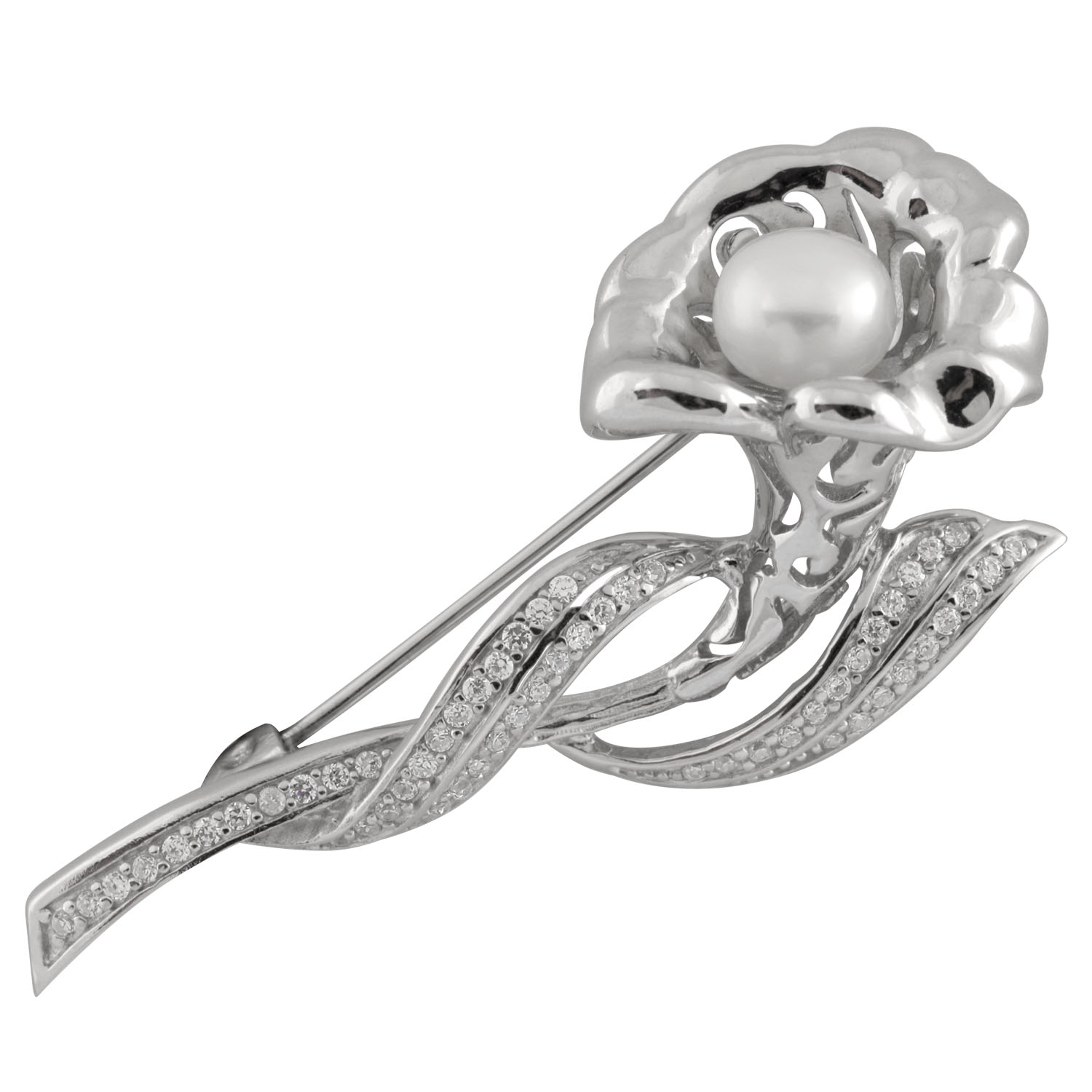 New sterling silver brooch