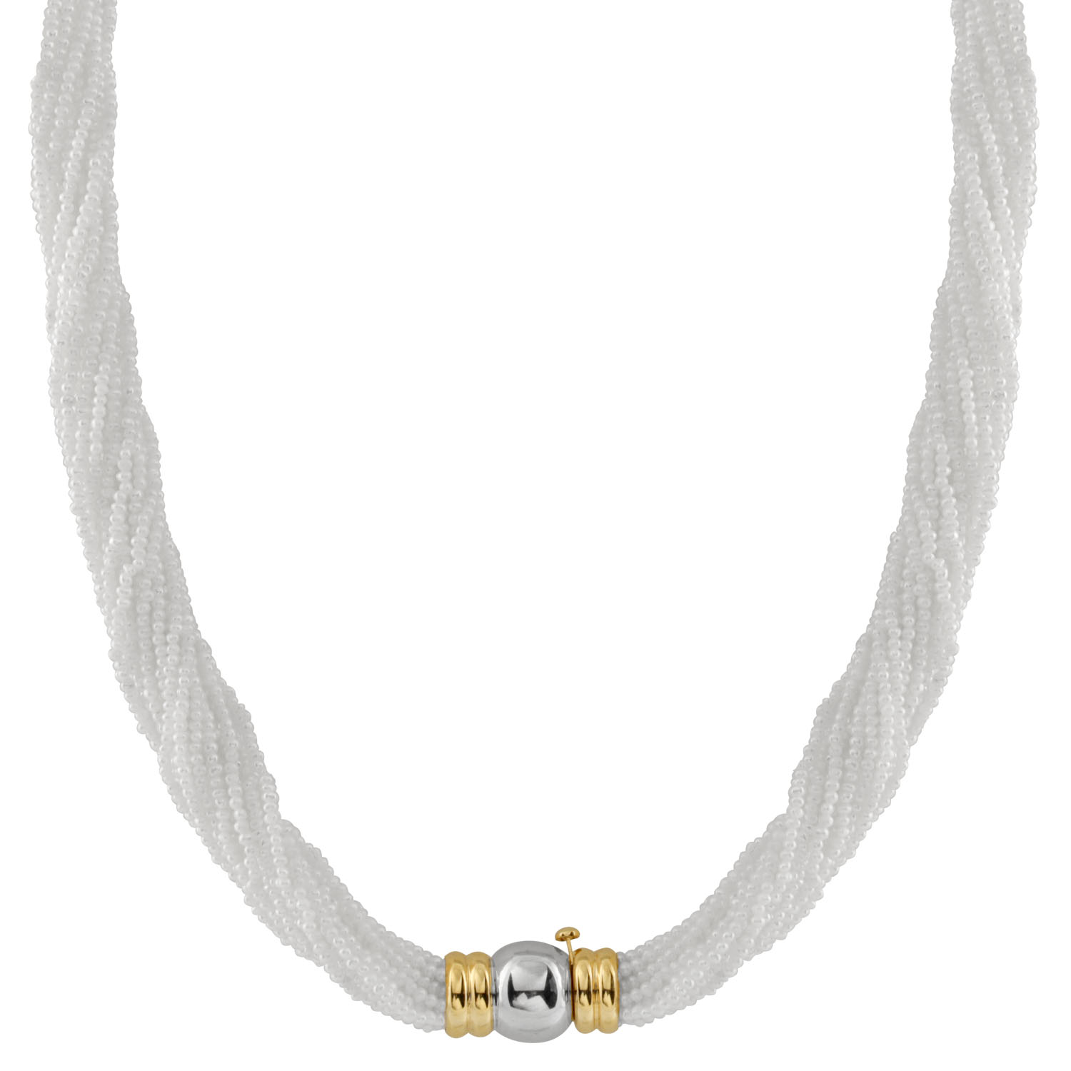 New 14k gold fancy necklace