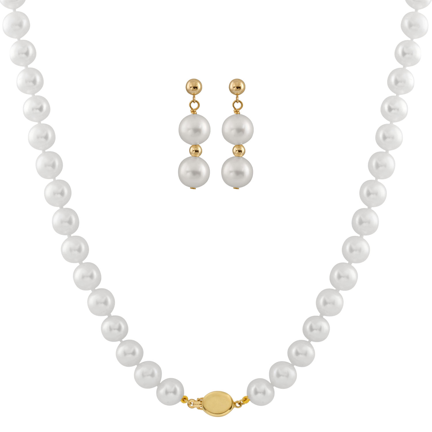 New 14K gold fancy set
