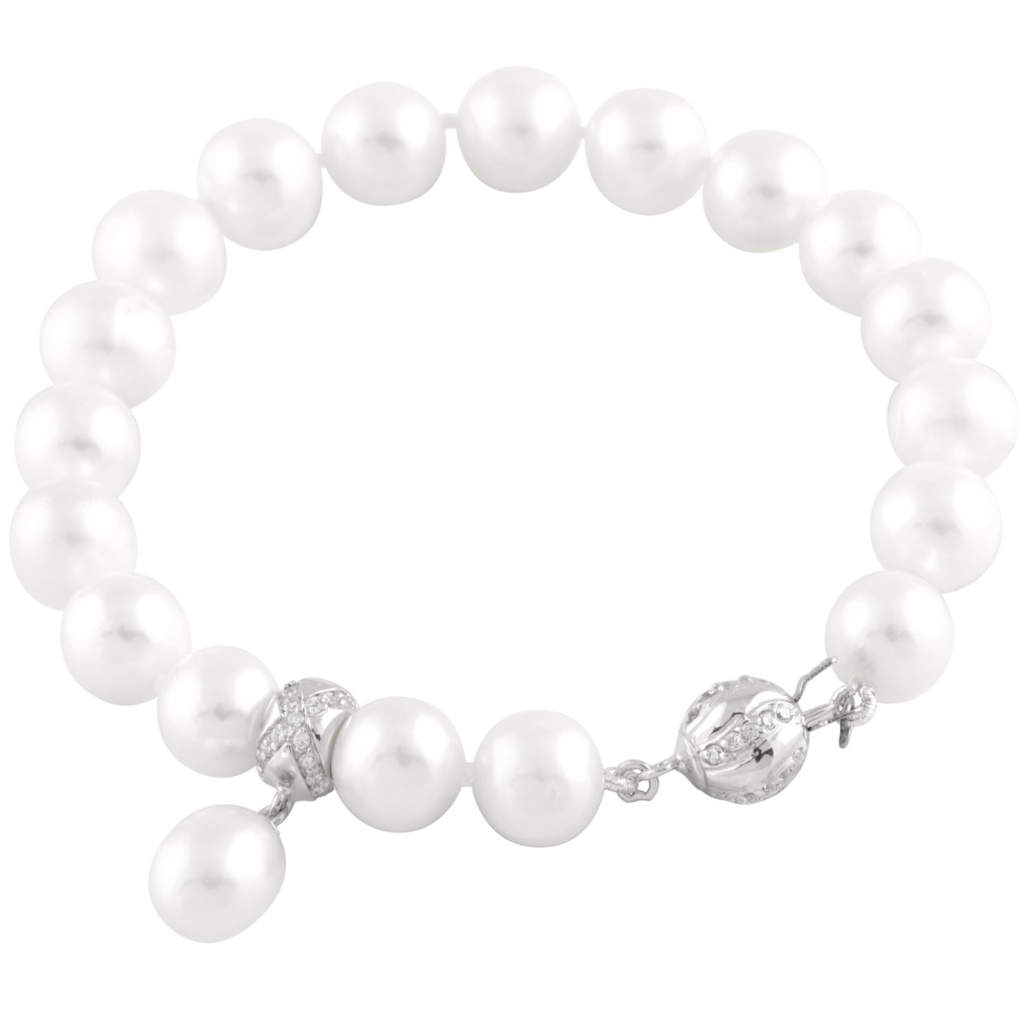 New Sterling Silver Bracelet with charm