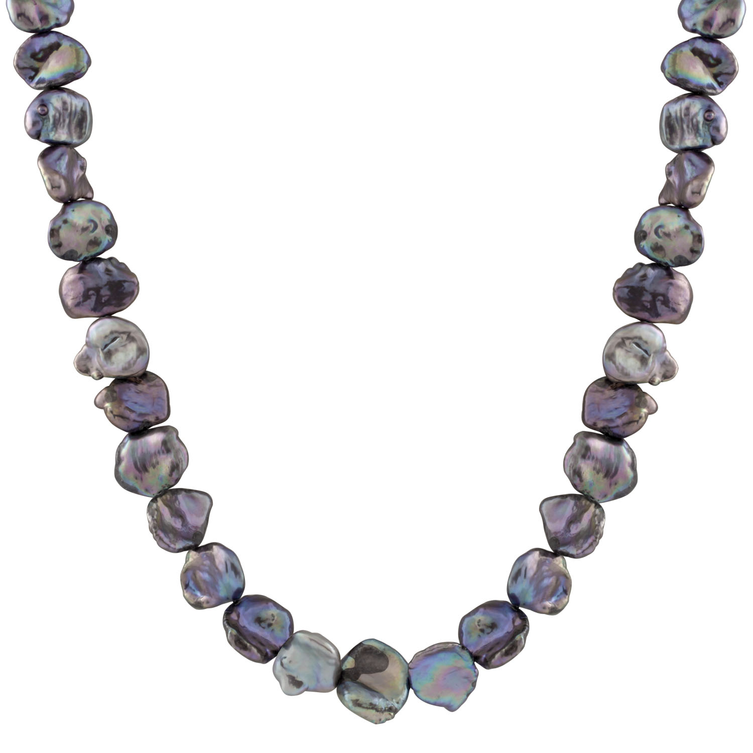 New keshi peacock necklace
