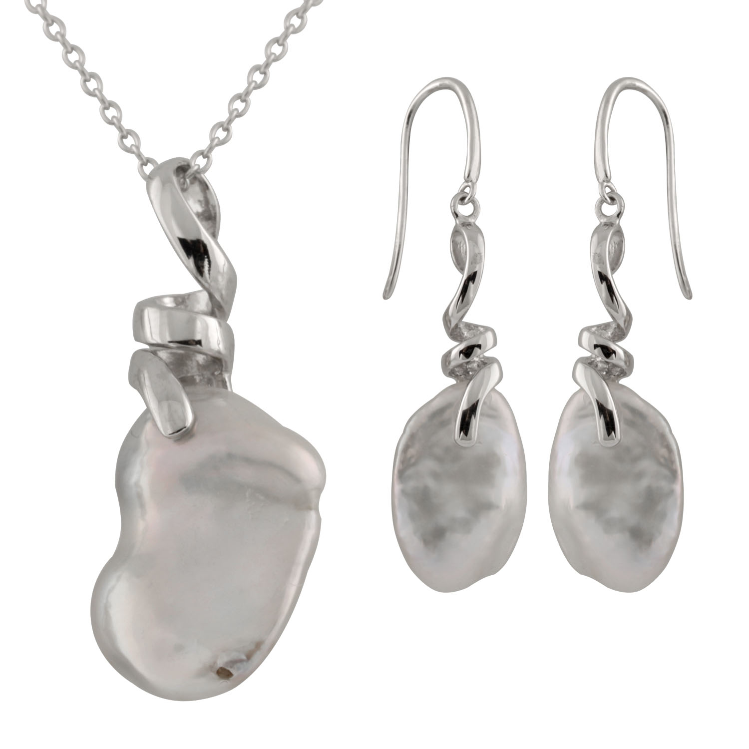 New Sterling Silver pendant and earrings