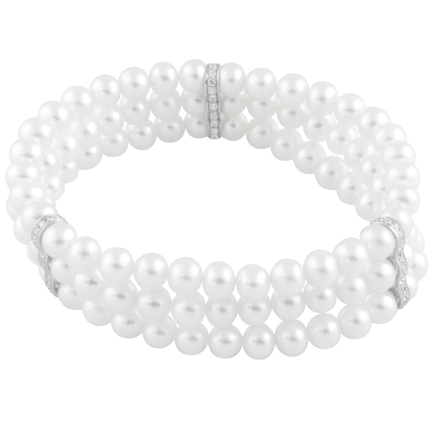 Sterling Silver multi-row bracelet